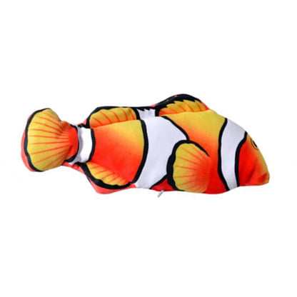 PolkaPaws™ Rechargeable Self-Moving Fish Cat Toy