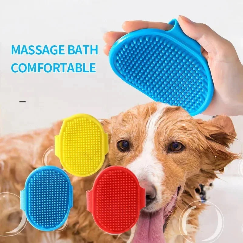 Rubber Glove Pet Bath Brush