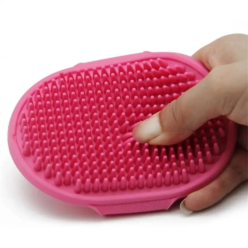 Rubber Glove Pet Bath Brush